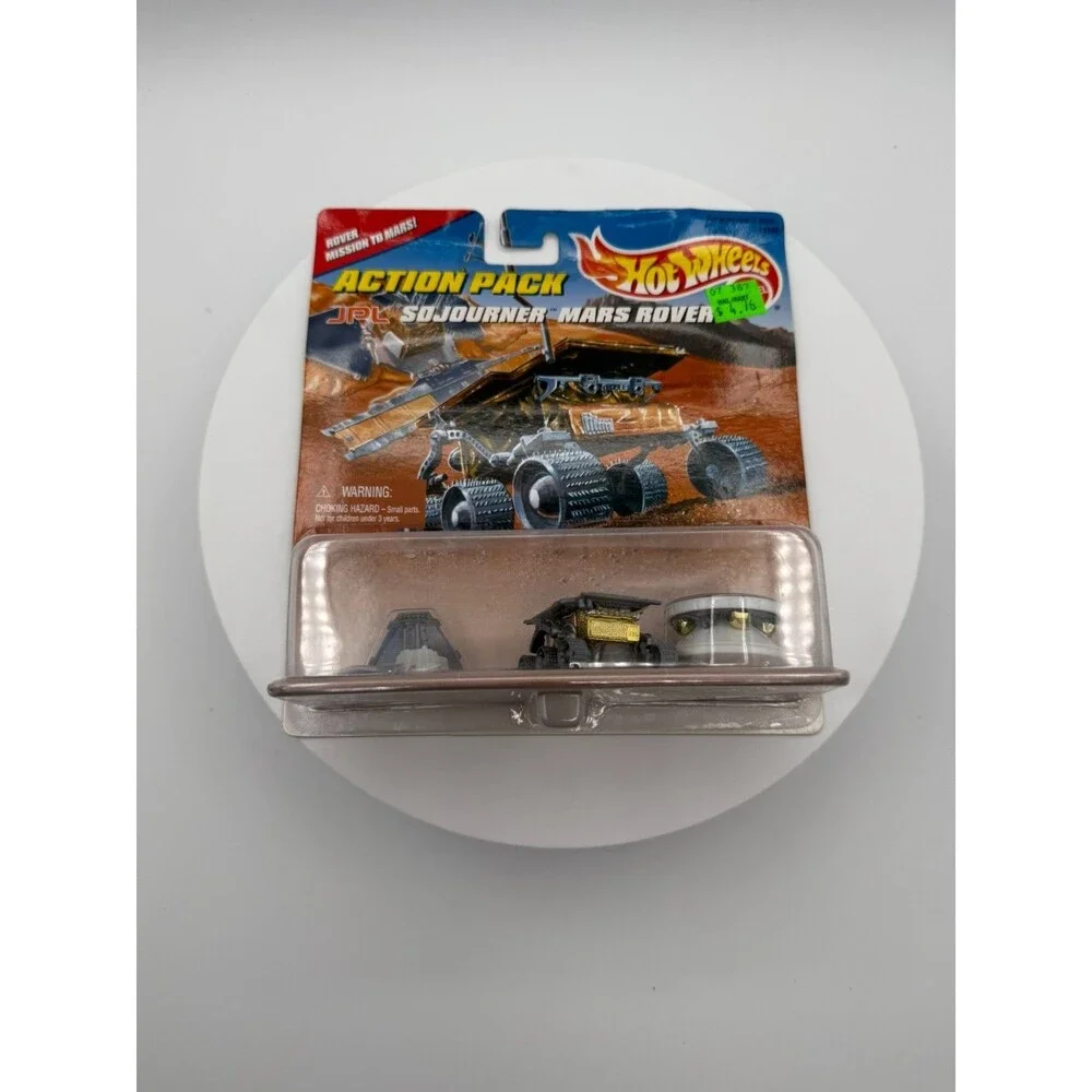 Hot Wheels Action Pack JPL Sojourner Mars Rover & Pathfinder Diecast Car SEALED